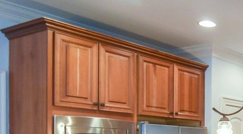 white kitchen cabinet refacing before