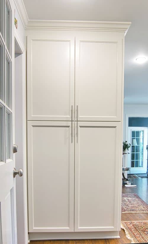 Cabinet refacing new kitchen pantry