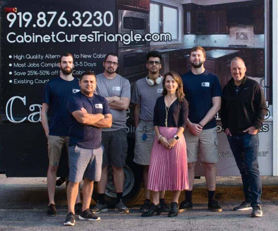 Cary Cabinet Refacing Team- Cabinet Cures